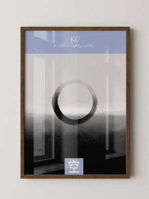 Zen Kreis minimalistisch