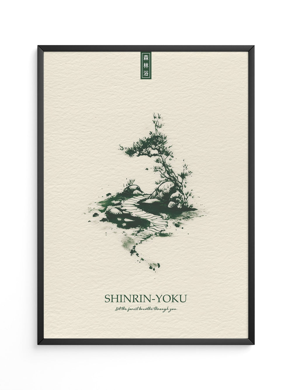 Bonsai Pfad minimalistisch