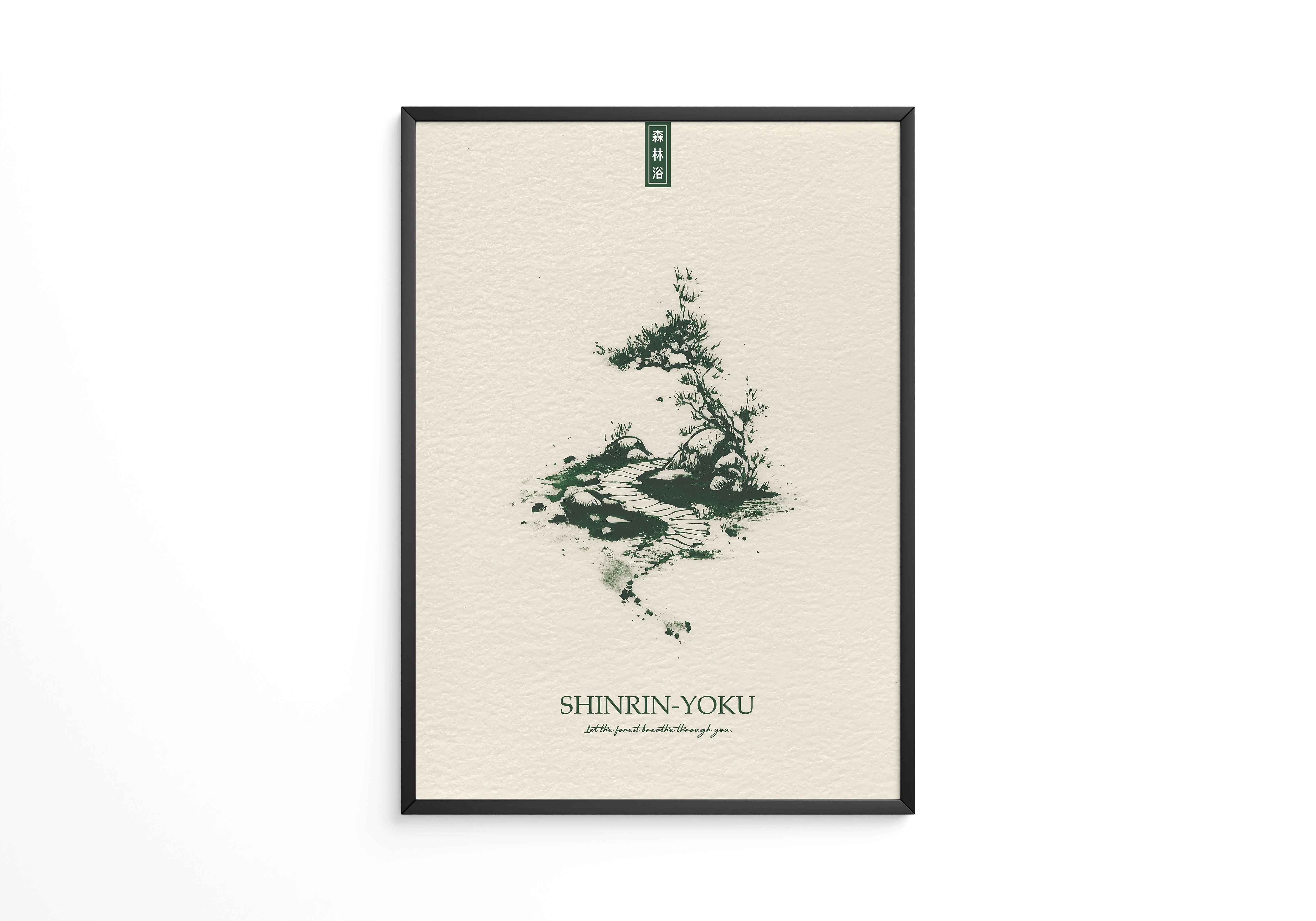 Bonsai Pfad minimalistisch