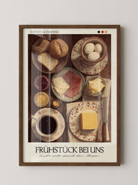 Frühstückstisch Vintage Illustration