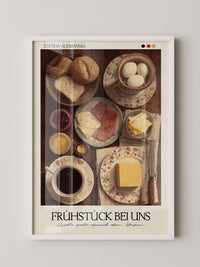 Frühstückstisch Vintage Illustration
