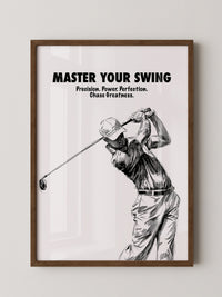 Golfspieler Zeichnung Dynamik