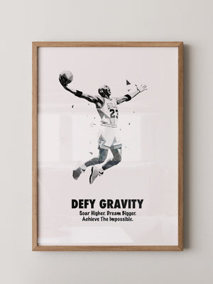 Basketballspieler Geometrisch S/W