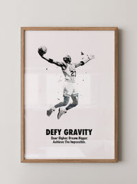 Basketballspieler Geometrisch S/W