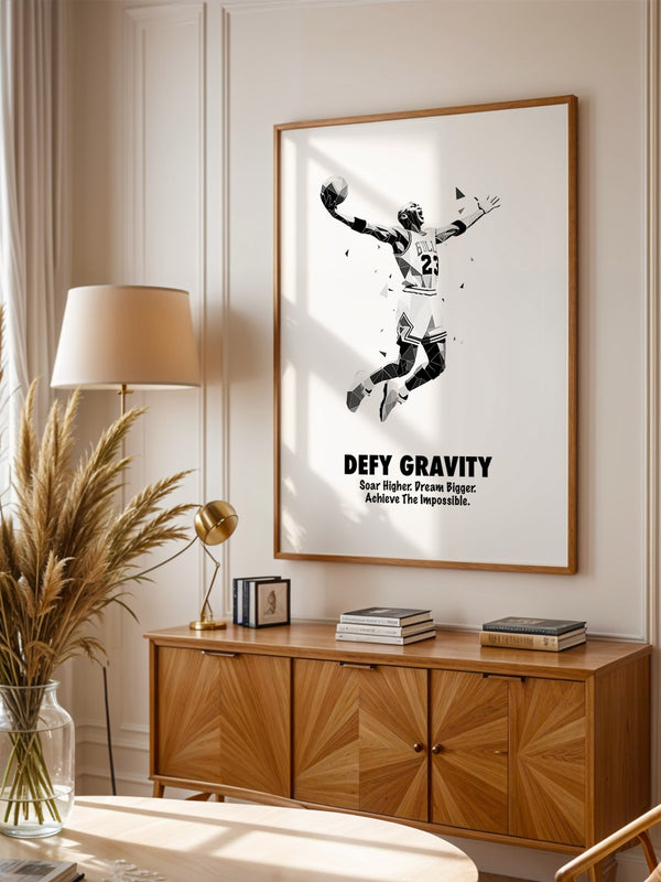 Basketballspieler Geometrisch S/W