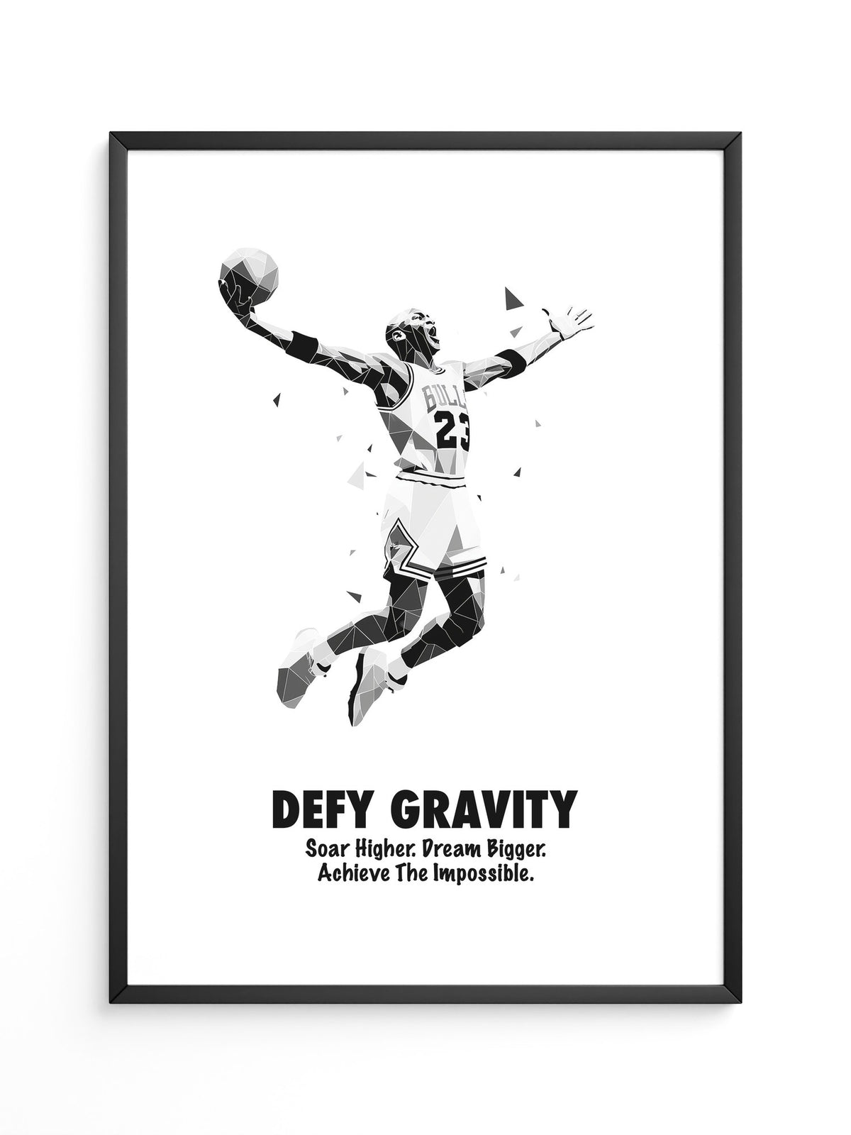 Basketballspieler Geometrisch S/W