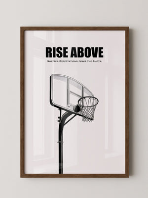Basketballkorb Schwarzweiß