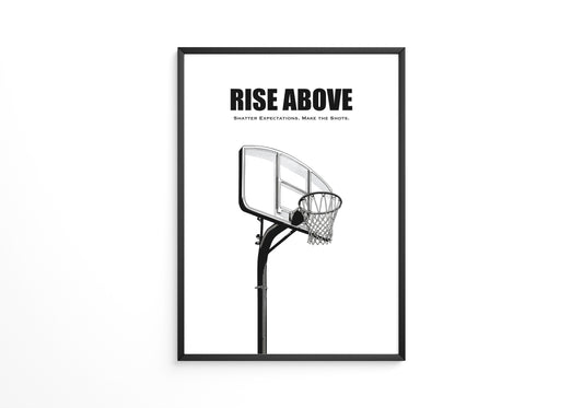 Basketballkorb Schwarzweiß