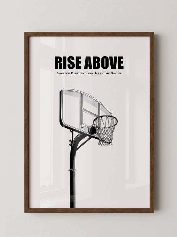 Basketballkorb Schwarzweiß
