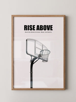 Basketballkorb Schwarzweiß