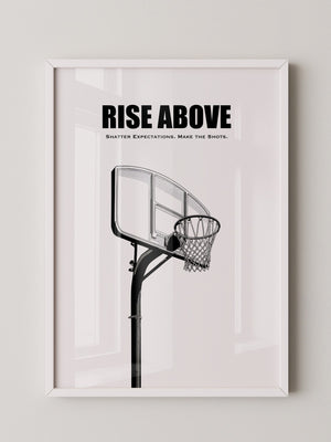 Basketballkorb Schwarzweiß