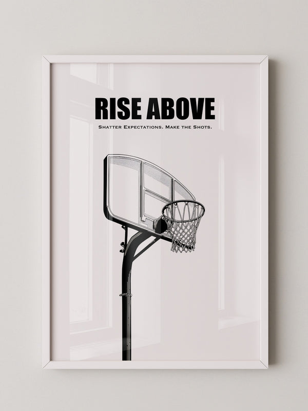 Basketballkorb Schwarzweiß