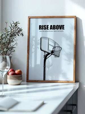Basketballkorb Schwarzweiß