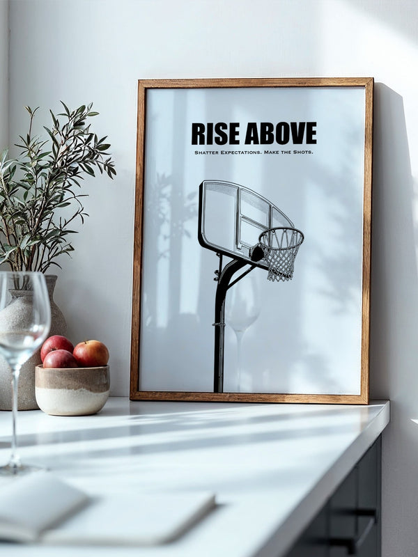 Basketballkorb Schwarzweiß