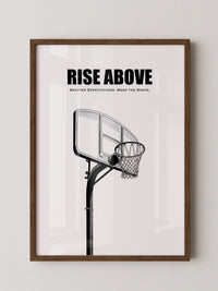 Basketballkorb Schwarzweiß