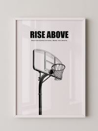 Basketballkorb Schwarzweiß