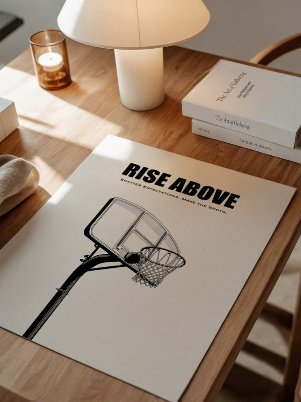 Basketballkorb Schwarzweiß