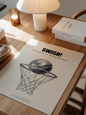 Basketball Korb Strichzeichnung