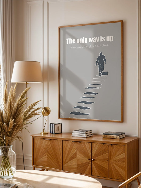 Mensch Treppe Silhouette Grau