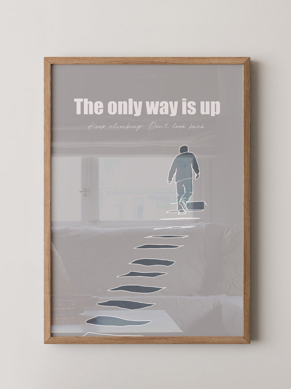 Mensch Treppe Silhouette Grau