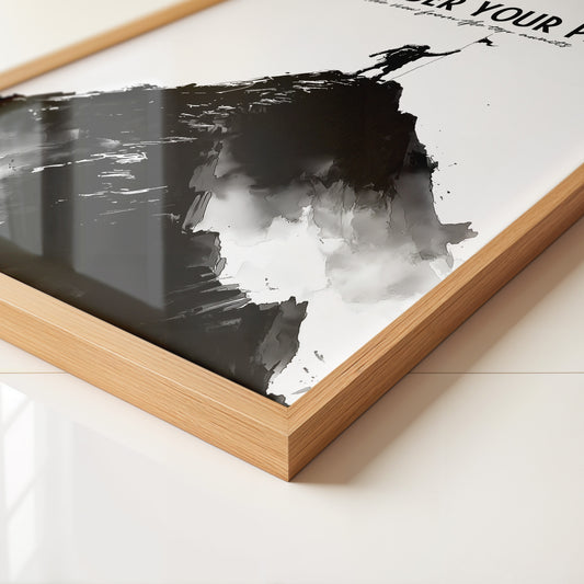 Bergsteiger Gipfel Silhouette Kunst