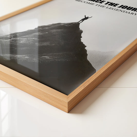 Bergsteiger Gipfel Silhouette