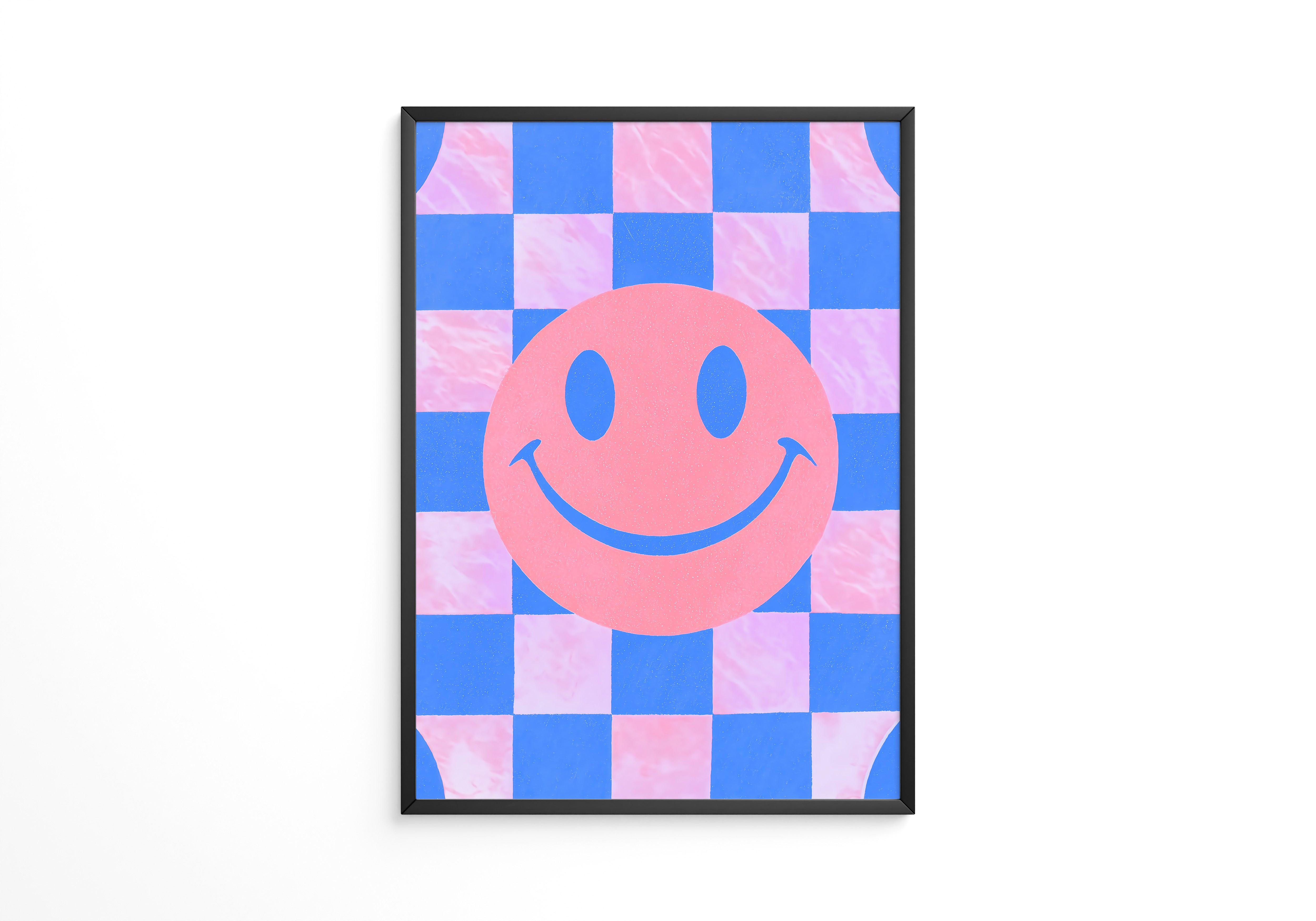 Smiley Muster Pastellfarben