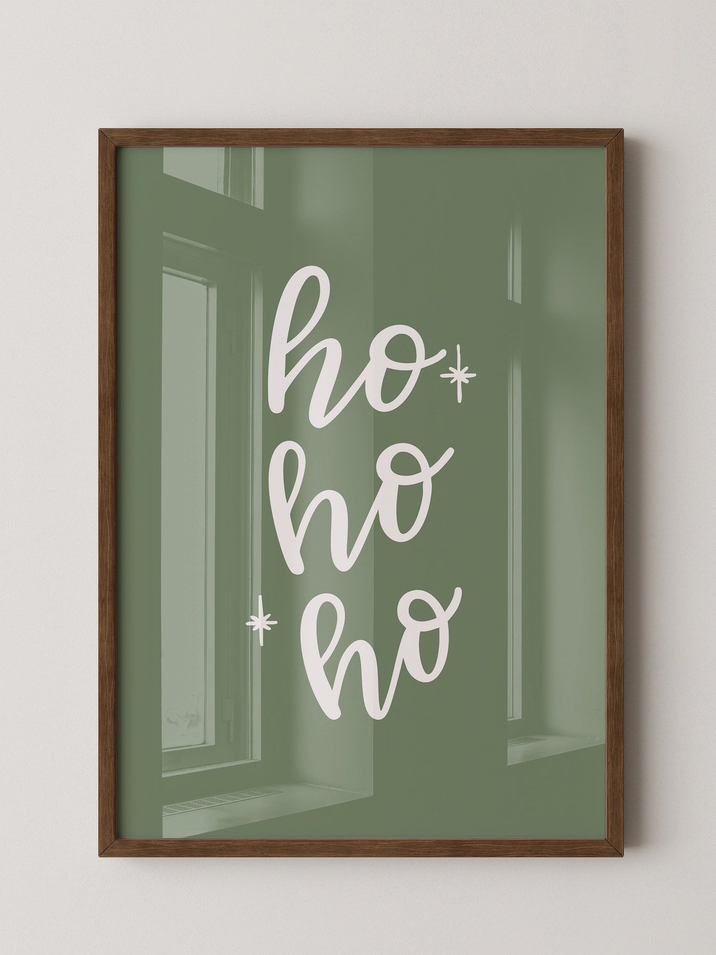 Ho Ho Ho Schrift grün