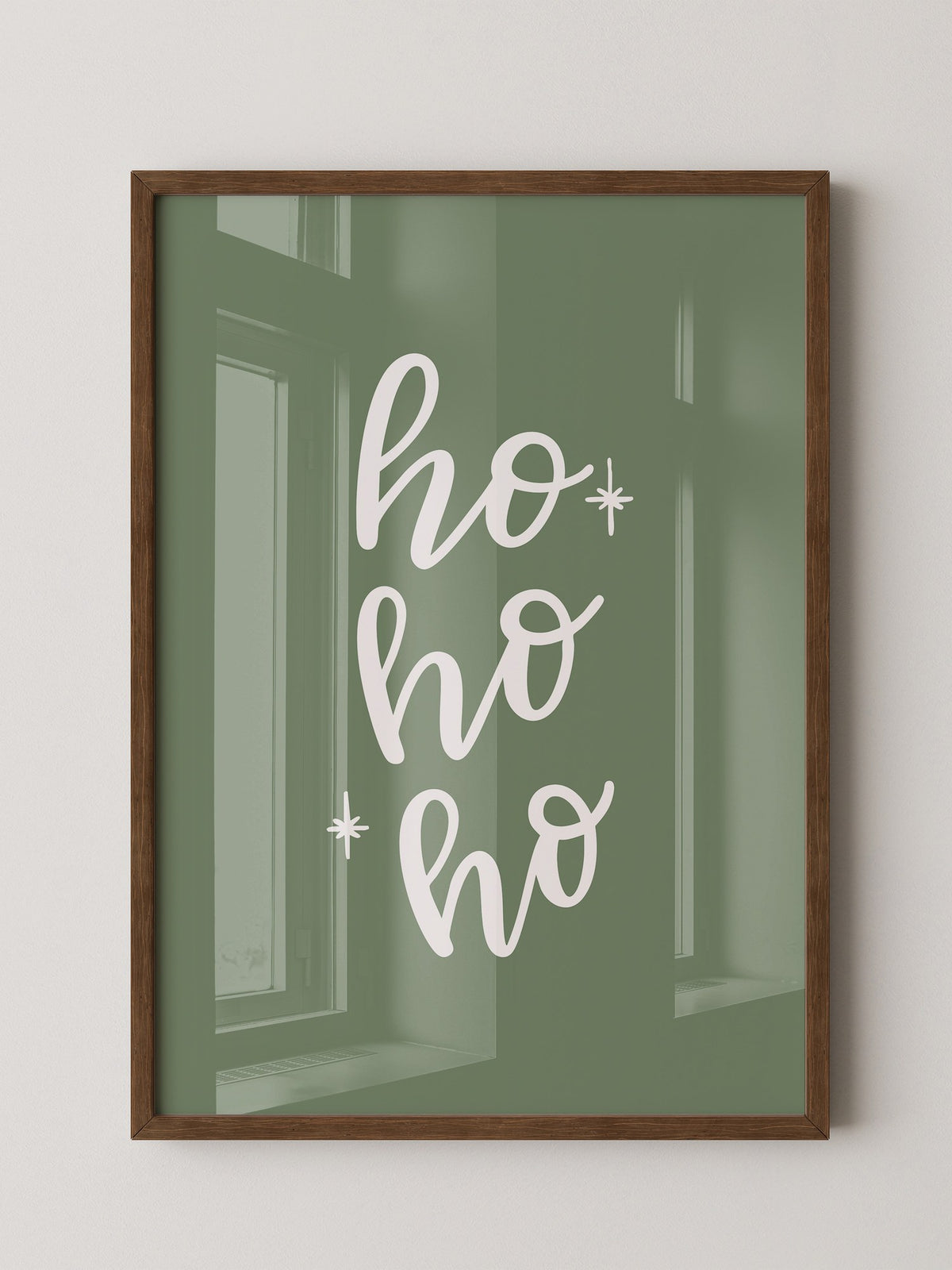 Ho Ho Ho Schrift grün