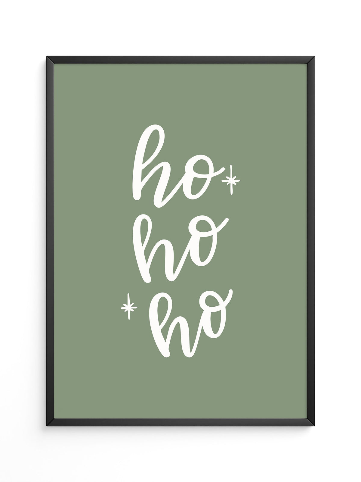 Ho Ho Ho Schrift grün