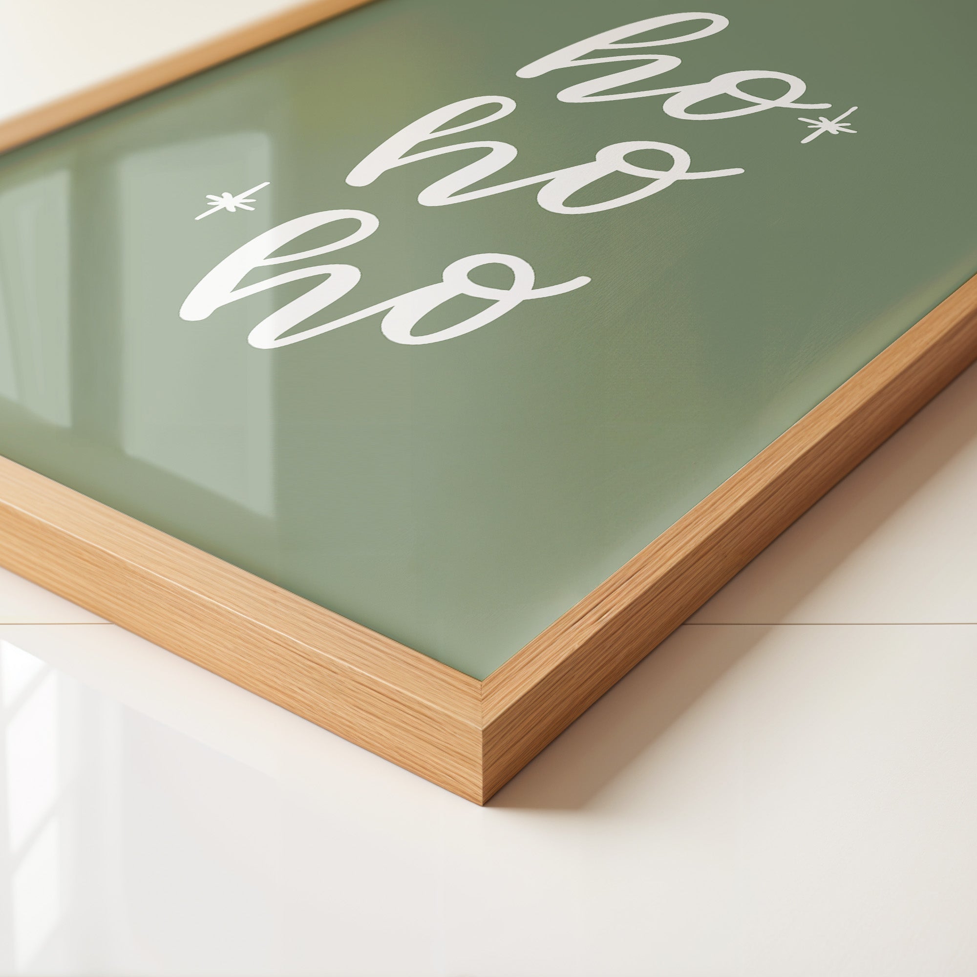 Ho Ho Ho Schrift grün