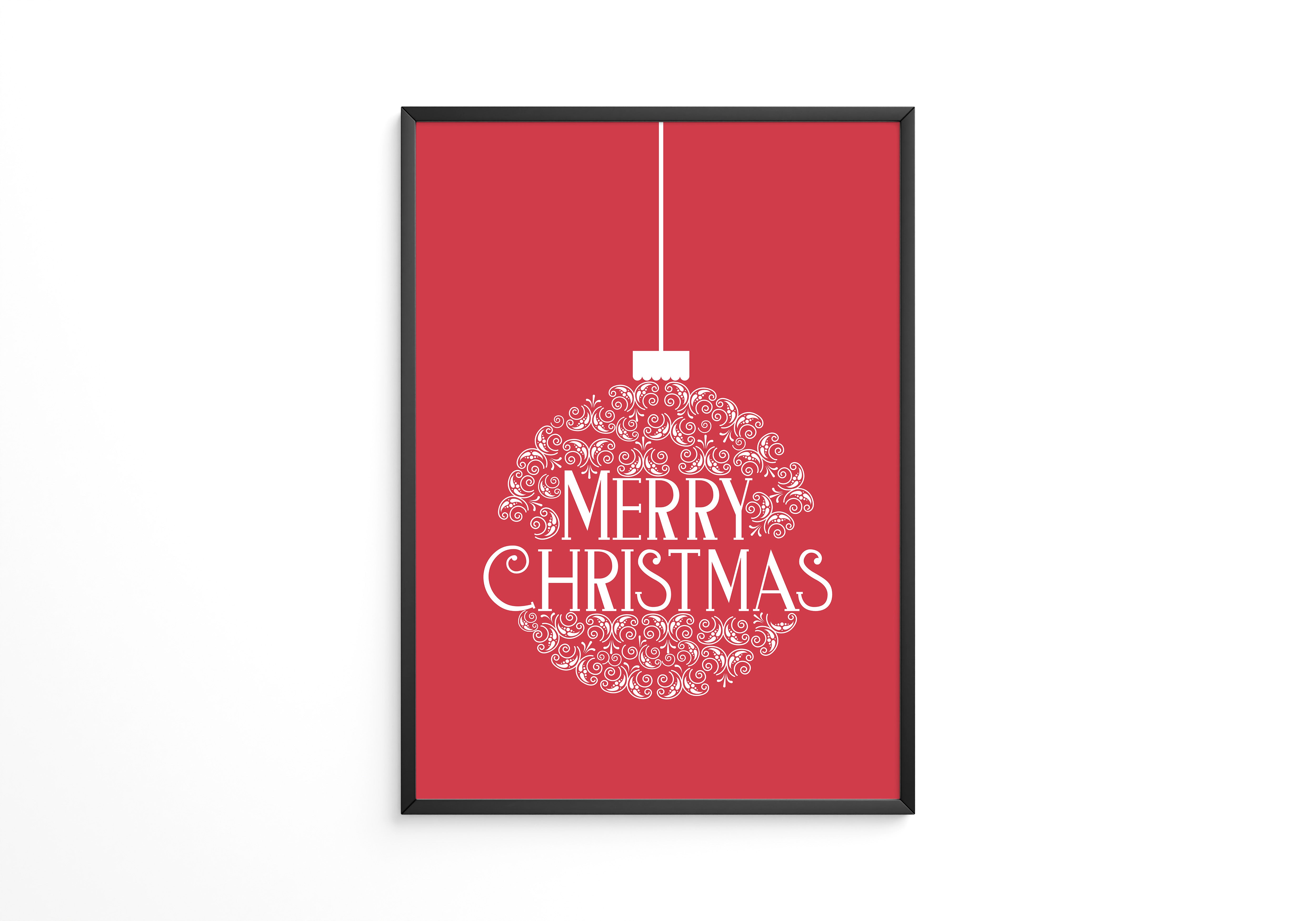 Weihnachtskugel Rot Ornamente