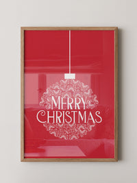 Weihnachtskugel Rot Ornamente