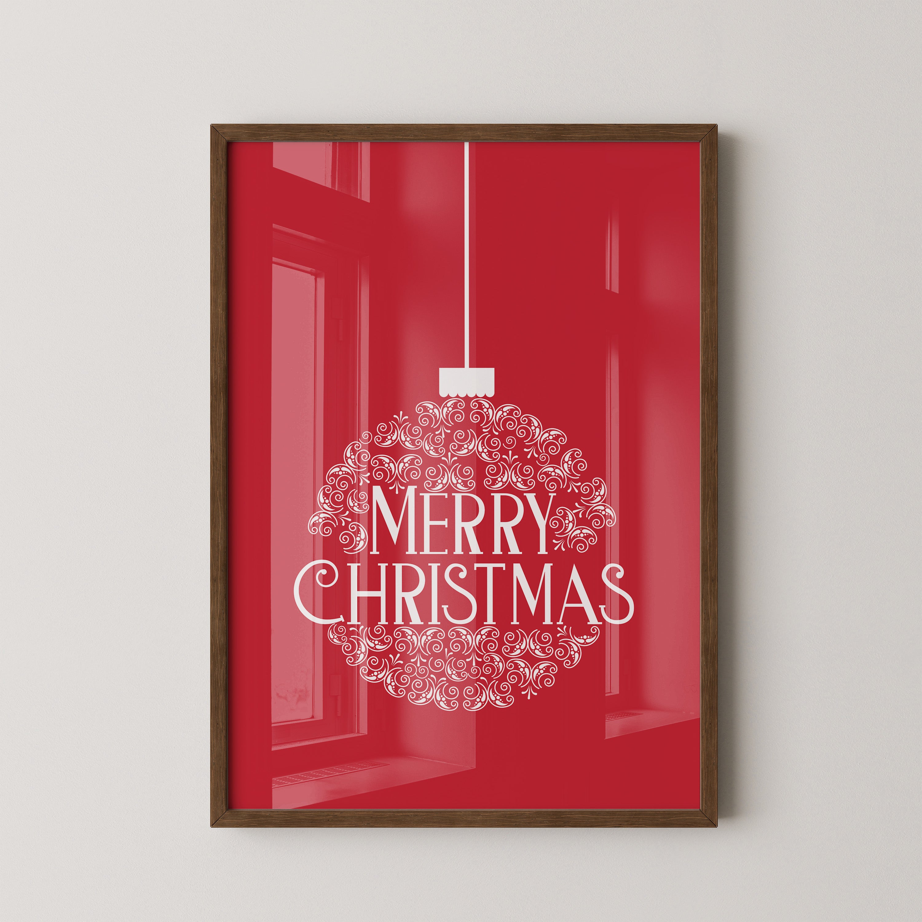 Weihnachtskugel Rot Ornamente