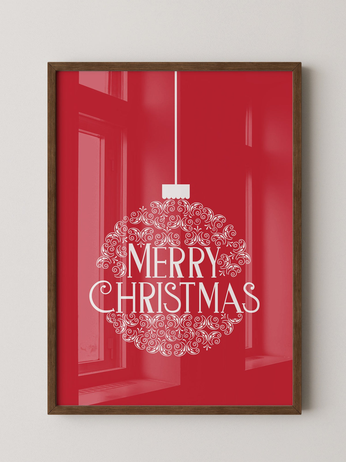Weihnachtskugel Rot Ornamente