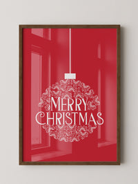 Weihnachtskugel Rot Ornamente