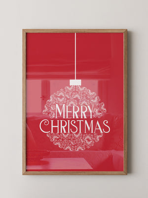 Weihnachtskugel Rot Ornamente