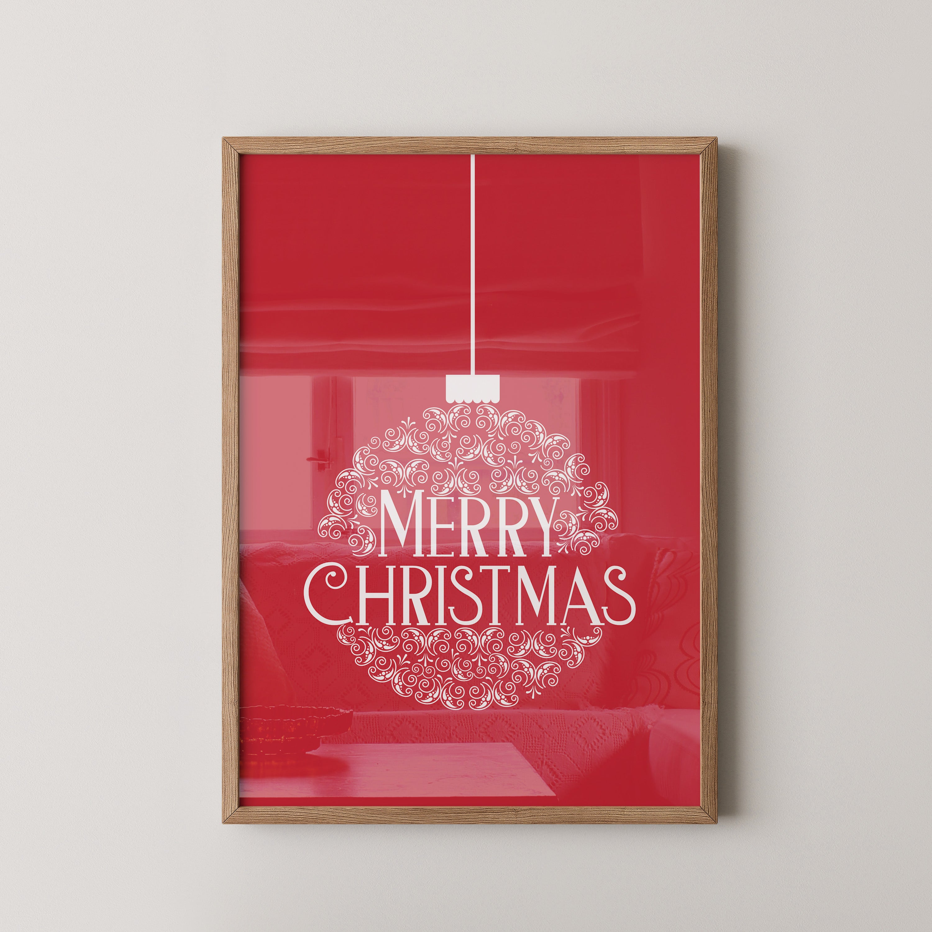 Weihnachtskugel Rot Ornamente