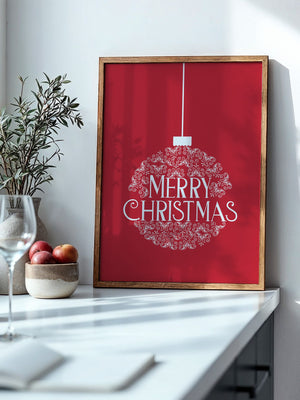 Weihnachtskugel Rot Ornamente