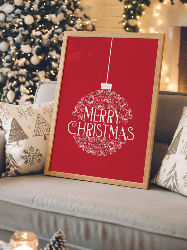 Weihnachtskugel Rot Ornamente