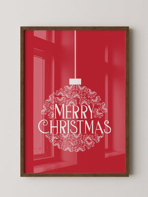 Weihnachtskugel Rot Ornamente