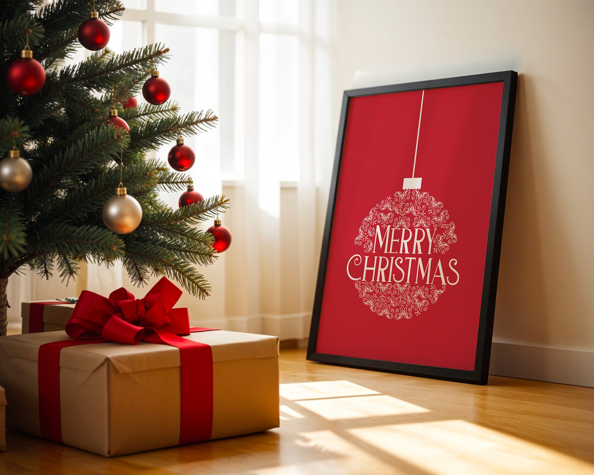 Weihnachtskugel Rot Ornamente