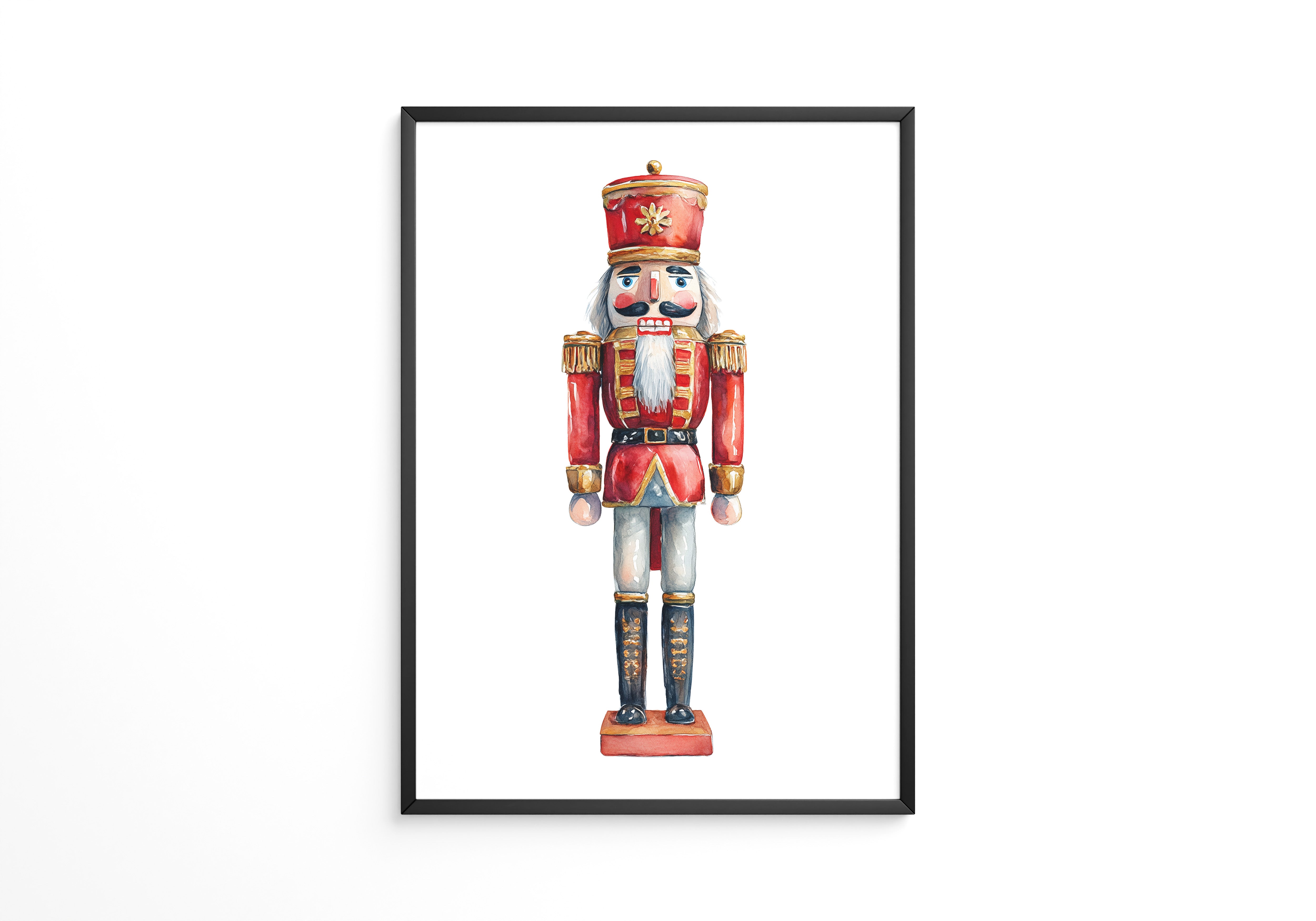 Nussknacker Bunt Aquarell Stil