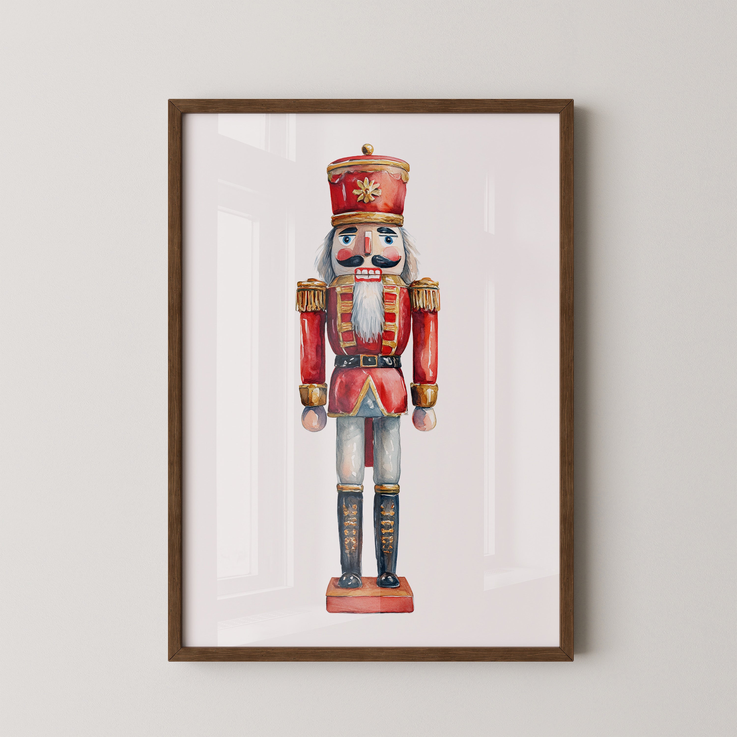 Nussknacker Bunt Aquarell Stil