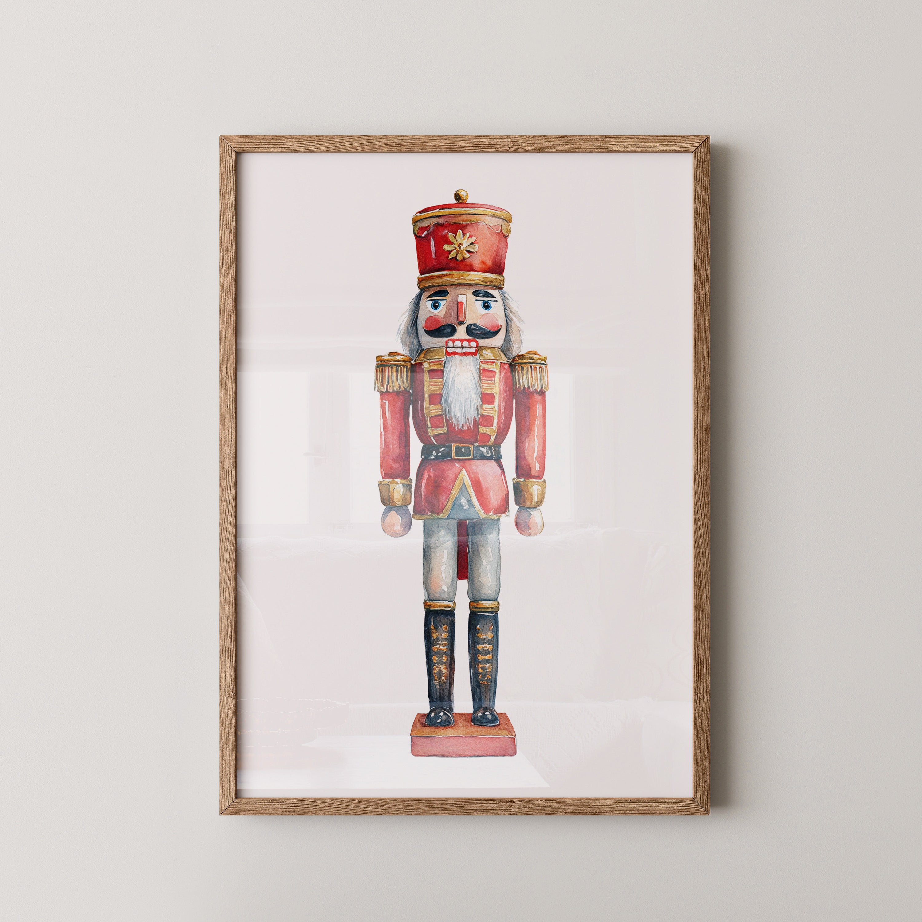 Nussknacker Bunt Aquarell Stil