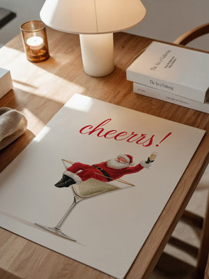 Weihnachtsmann Cocktail Kunst