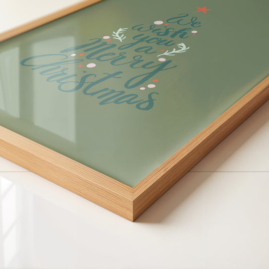 Weihnachtsbaum Schriftzug kreativ