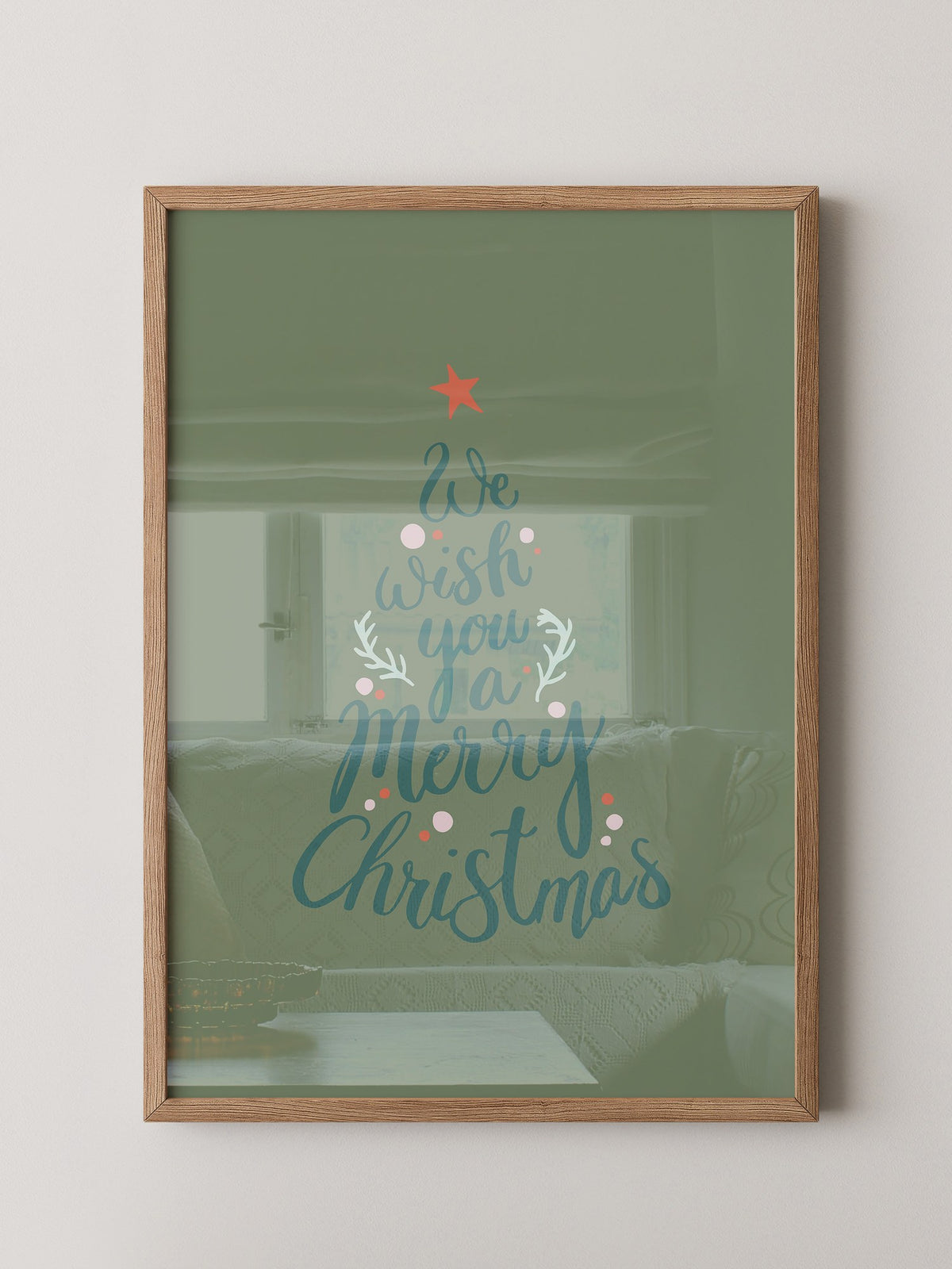 Weihnachtsbaum Schriftzug kreativ