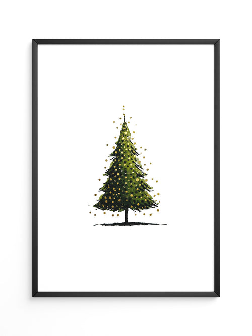Weihnachtsbaum Goldakzente