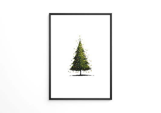 Weihnachtsbaum Goldakzente